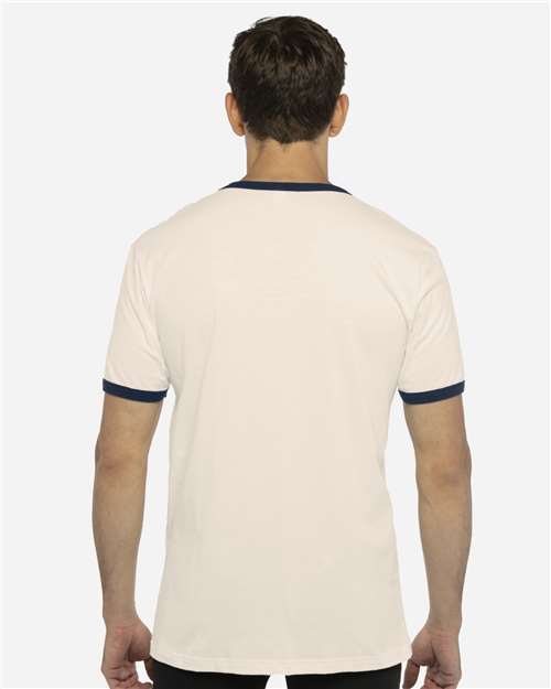 Next Level 3604 - Natural/ Midnight Navy (Back)