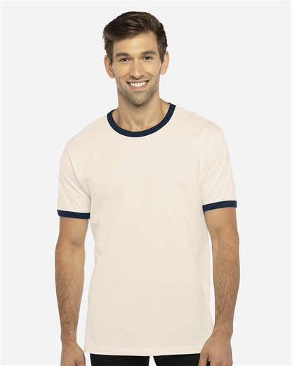 Next Level 3604 - Natural/ Midnight Navy (Front)
