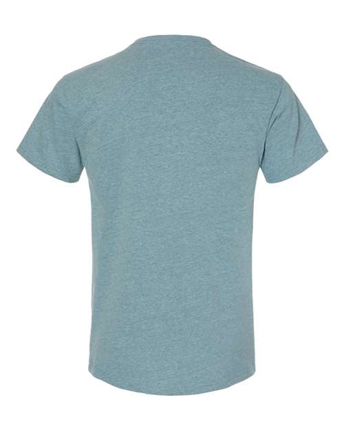 Next Level 4600 - Heather Pacific (Back)