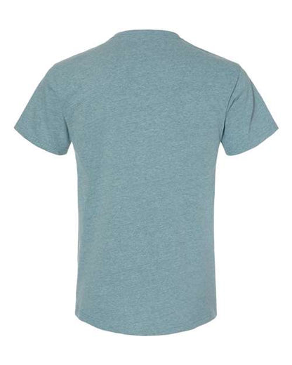 Next Level 4600 - Heather Pacific (Back)