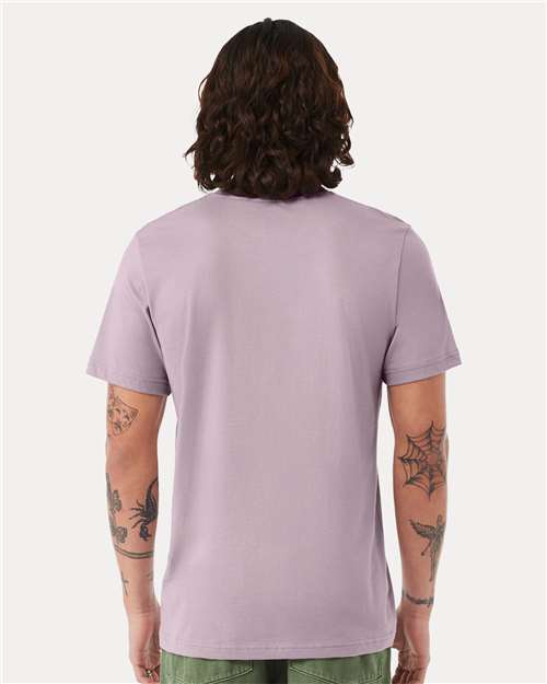 BELLA + CANVAS 3001 - Light Violet (Back)