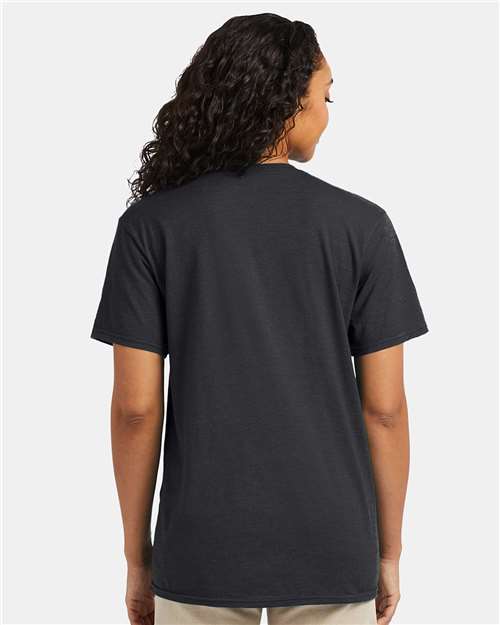 Hanes 4980 - Charcoal Heather (Back)