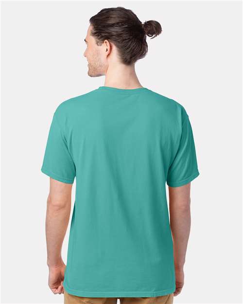 ComfortWash by Hanes GDH100 - Spanish Moss (Back)