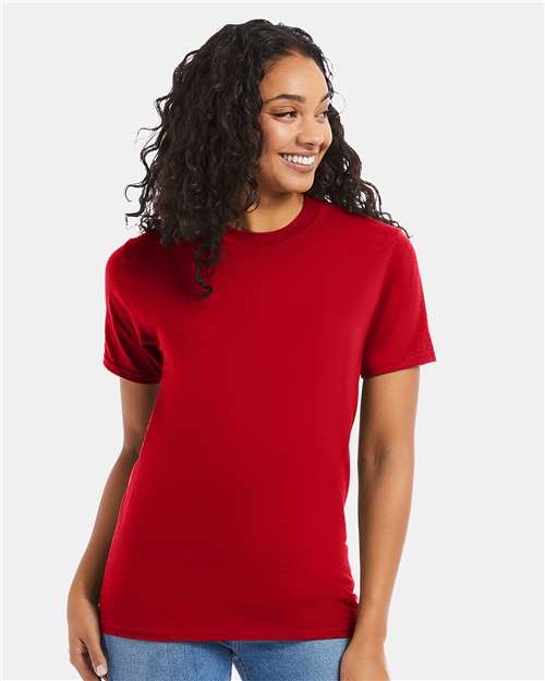 Hanes 5180 - Athletic Red (Front)