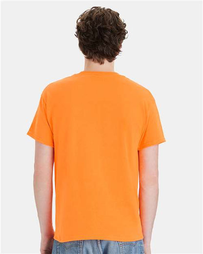 Hanes 5170 - Safety Orange (Back)