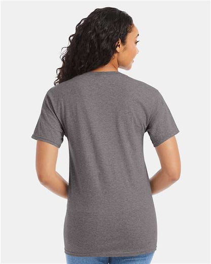 Hanes 5280 - Oxford Grey (Back)