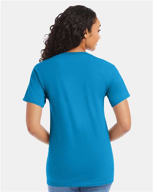 Hanes 5280 - Teal (Back)