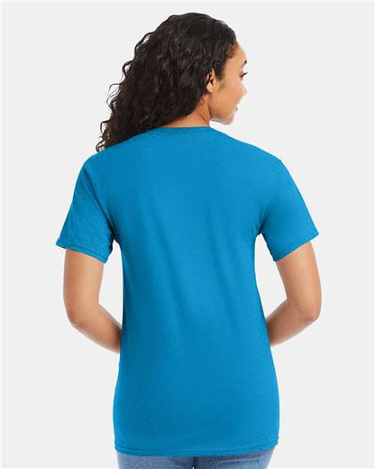Hanes 5280 - Teal (Back)