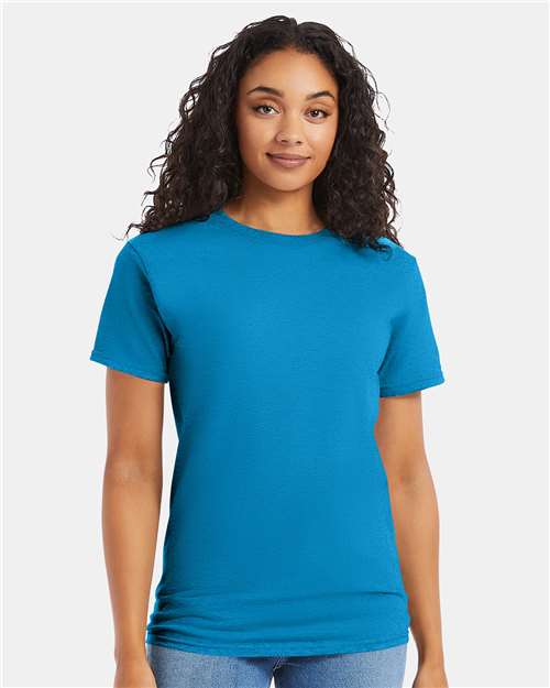 Hanes 5280 - Teal (Front)