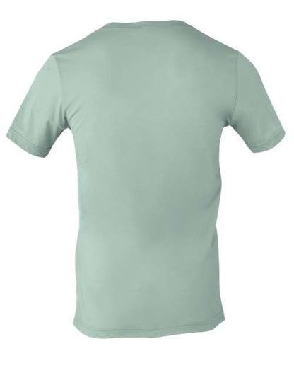 BELLA + CANVAS 3001 - Dusty Blue (Back)