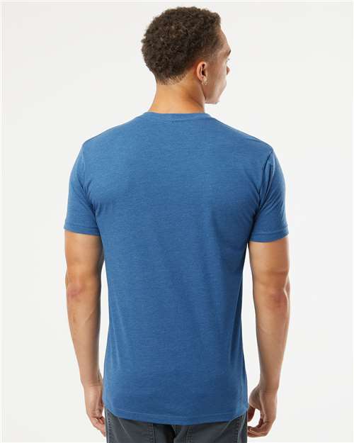 Next Level 6210 - Heather Cool Blue (Back)