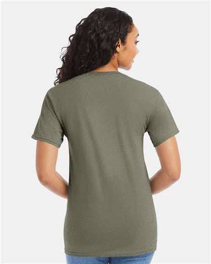 Hanes 5280 - Fatigue Green (Back)