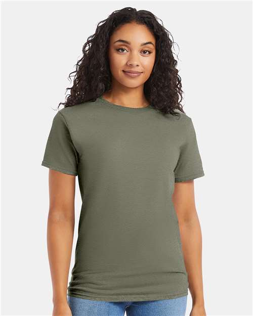 Hanes 5280 - Fatigue Green (Front)
