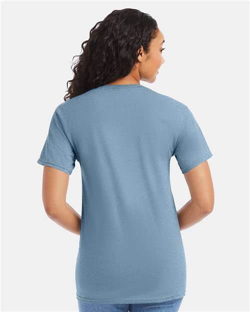 Hanes 5280 - Stonewashed Blue (Back)