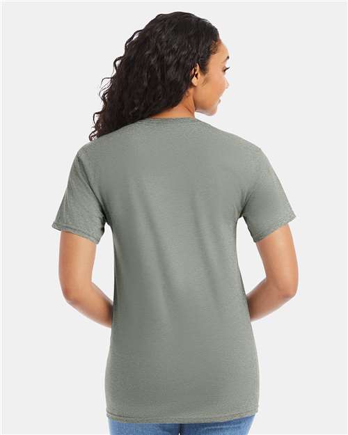 Hanes 5280 - Stonewashed Green (Back)