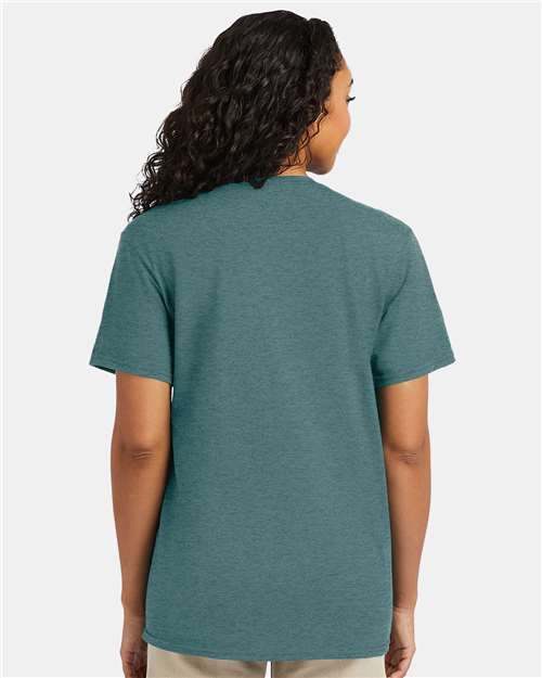 Hanes 4980 - Cactus Heather (Back)