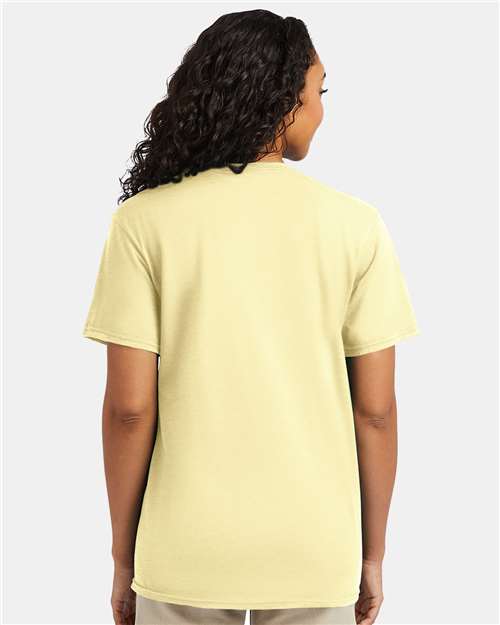 Hanes 4980 - Lemon Meringue Heather (Back)