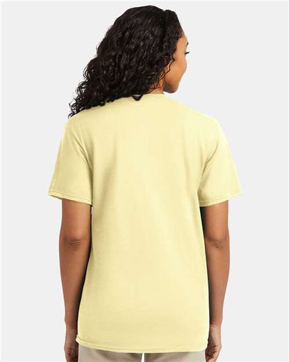 Hanes 4980 - Lemon Meringue Heather (Back)