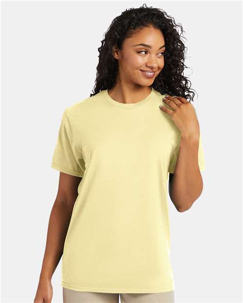 Hanes 4980 - Lemon Meringue Heather (Front)