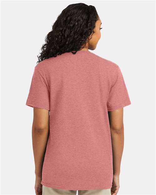 Hanes 4980 - Mauve Heather (Back)