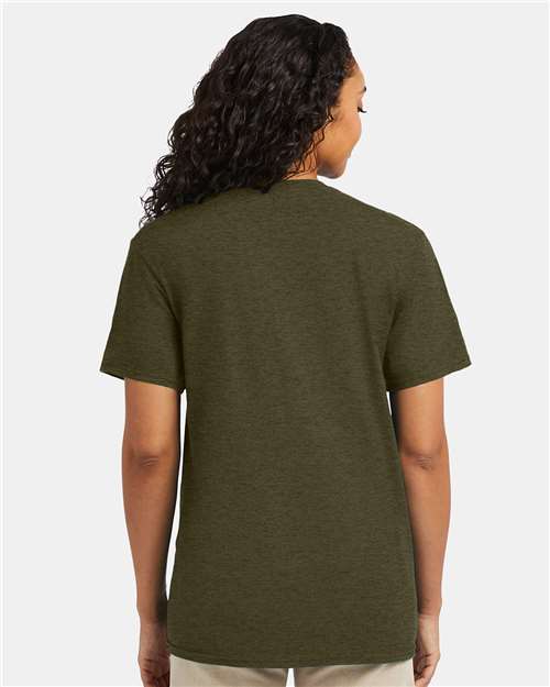 Hanes 4980 - Military Green Heather (Back)
