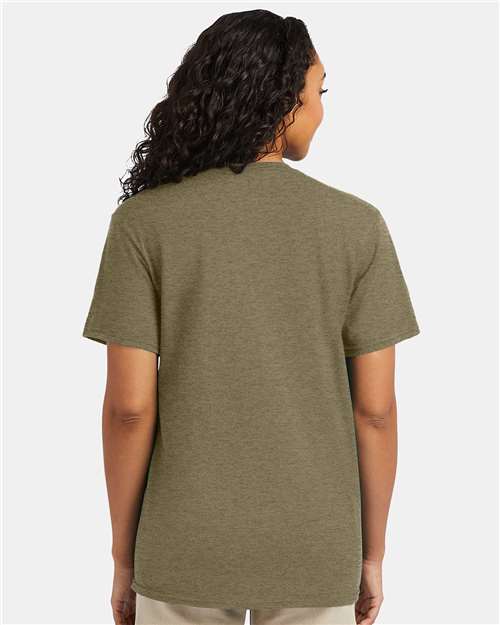 Hanes 4980 - Oregano Heather (Back)