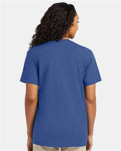 Hanes 4980 - Regal Navy Heather (Back)