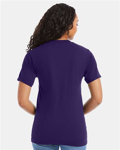 Hanes 5180 - Grape Smash (Back)