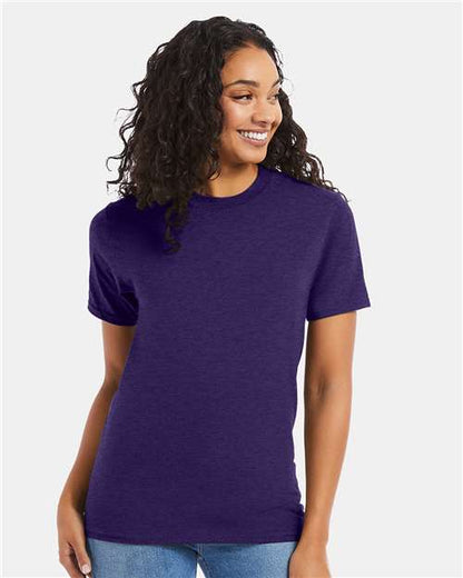 Hanes 5180 - Grape Smash Heather (Front)