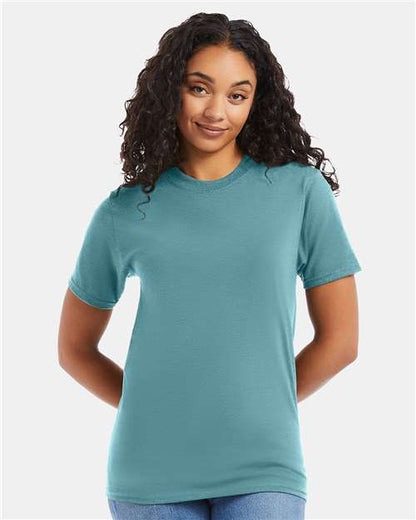 Hanes 5180 - Green Clay (Front)