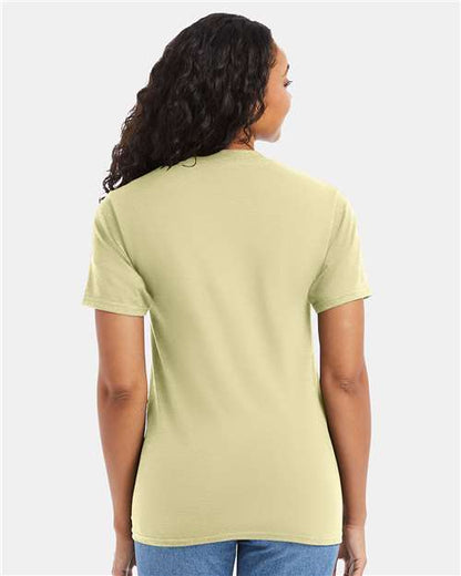 Hanes 5180 - Lemon Meringue (Back)