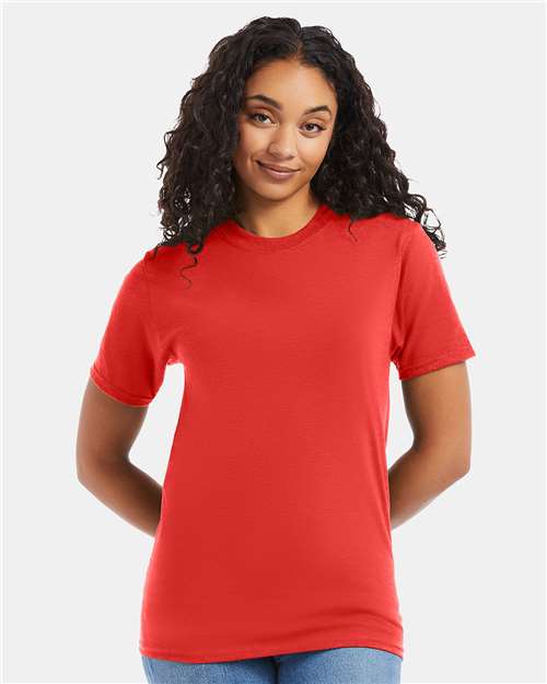 Hanes 5180 - Poppy Red (Front)