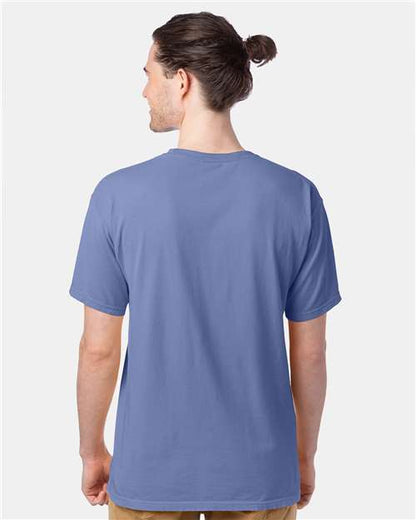 ComfortWash by Hanes GDH100 - Frontier Blue (Back)