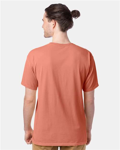 ComfortWash by Hanes GDH100 - Clay (Back)