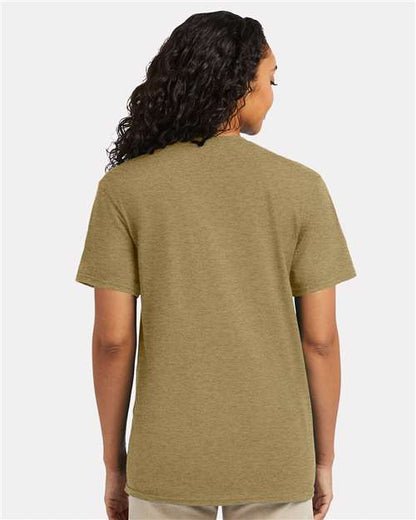 Hanes 4980 - Brown Sugar Heather (Back)