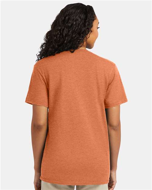 Hanes 4980 - Pumpkin Heather (Back)