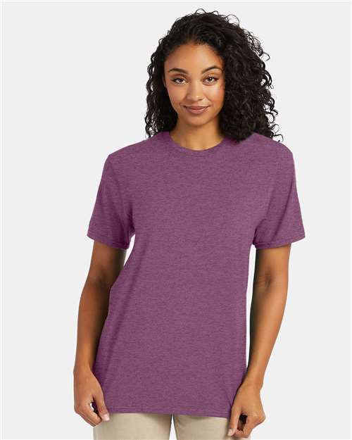 Hanes 4980 - Purple Rain Heather (Front)