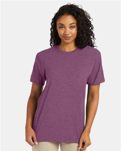 Hanes 4980 - Purple Rain Heather (Front)