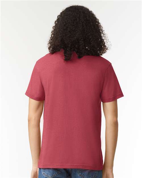 American Apparel 2001CVC - Heather Cardinal (Back)