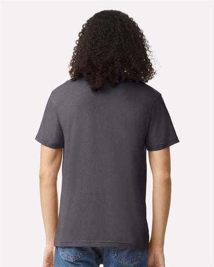 American Apparel 2001CVC - Heather Charcoal (Back)