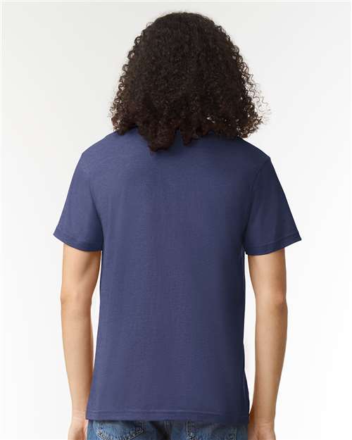 American Apparel 2001CVC - Heather Indigo (Back)