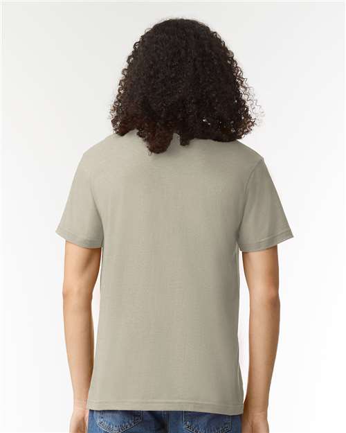 American Apparel 2001CVC - Heather Khaki (Back)