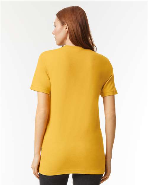 American Apparel 2001CVC - Heather Mustard (Back)