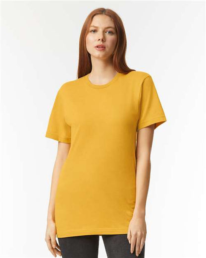 American Apparel 2001CVC - Heather Mustard (Front)