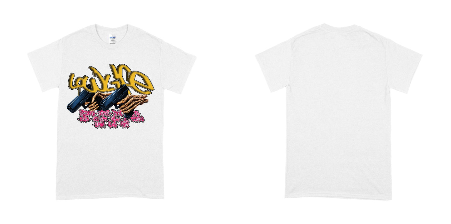 Gildan 5000 — White / L