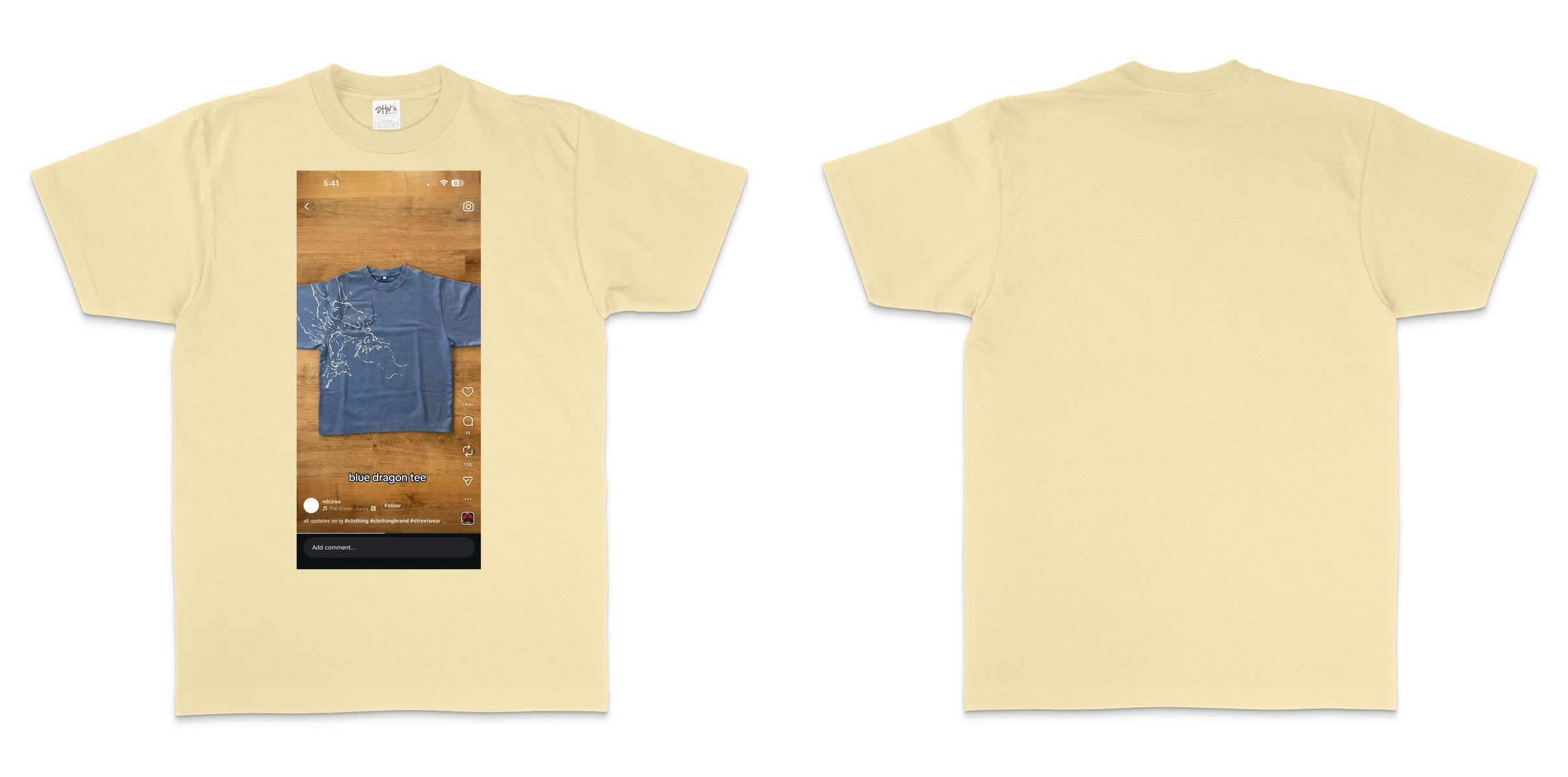 Shaka Wear SHASS — Blonde / XL – Oversize DTG